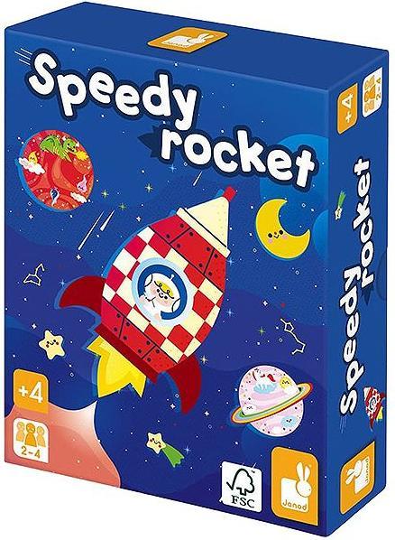 Actual product image Janod Game Fast Rocket (German, French, English, Italian)