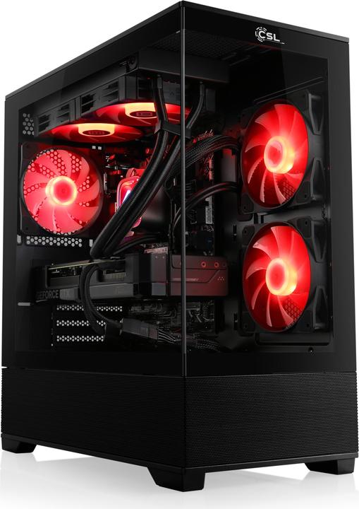 Produktbild CSL Gaming PC M12210H (AMD Ryzen 7 7800X3D, 32 GB, 2000 GB, Radeon RX 9070 XT)