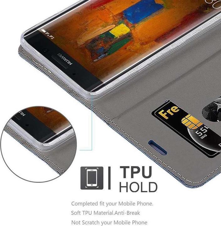 Produktbild Cadorabo Book Jeans Optik Cover (Huawei Mate 9 Pro)