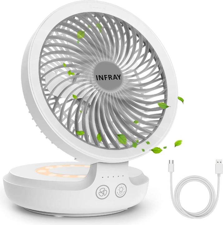 Produktbild Infray USB Tischventilator mit Lampe