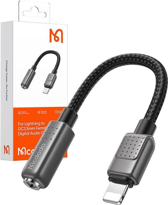 Image du produit Mcdodo Adaptateur audio CA-5010 Lightning vers mini jack 3.5mm 0.11m