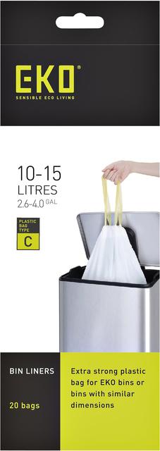 Image du produit EKO Sac poubelle 10-15 LT type C (20 x, 15 l)