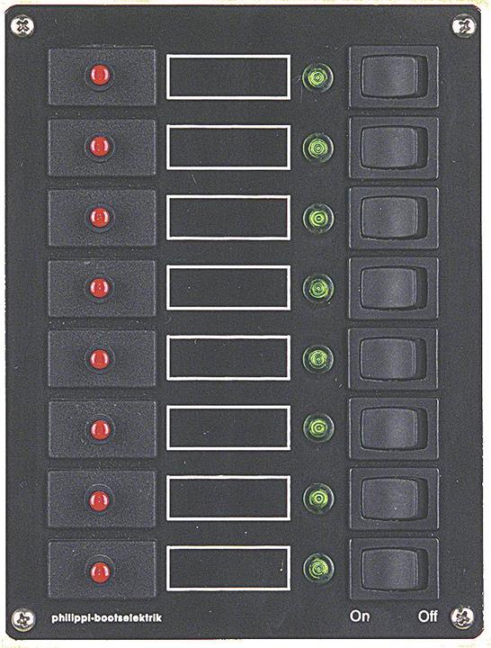 Actual product image Philippi Switch panel, 8-way
