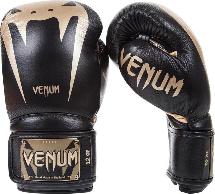 Actual product image Venum Giant 3.0 Boxing Gloves-Black-Gold (12 OZ, 6)