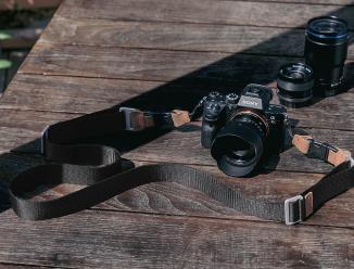 Actual product image K&F Concept 32mm WidthNeck Strap Urban Wander 01 (Black) (Shoulder strap)