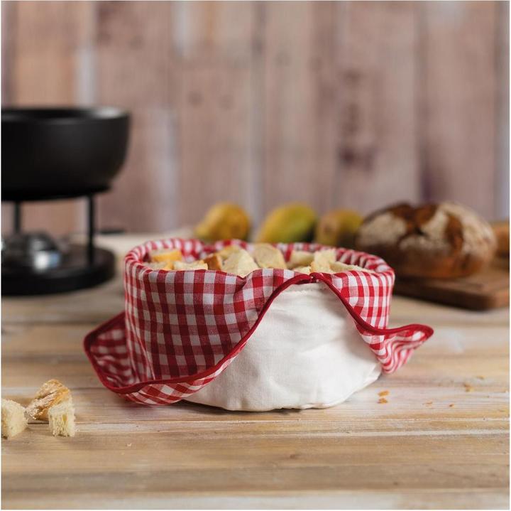 Actual product image Kuhn Rikon Fondue bread bag check pattern