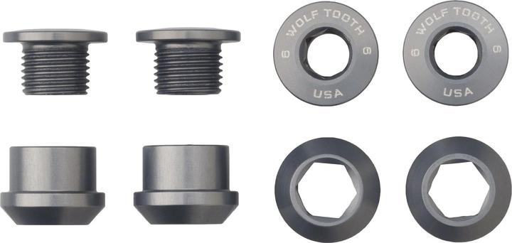 Produktbild Wolf Tooth Kettenblattschrauben-Set 4-Arm 6 mm (1)