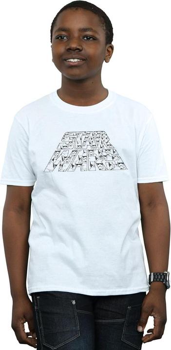 Immagine prodotto Star Wars The Rise Of Skywalker Trooper Filled Logo Maglietta Ragazzi (116)