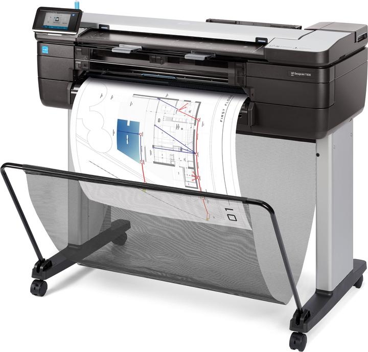 Actual product image HP T830, 24" MFP DesignJet (Ink, Colour)