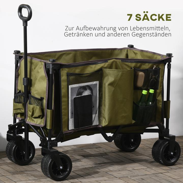 Immagine prodotto Outsunny Carrello con tasca laterale (100 kg)
