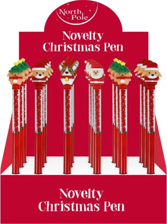 Immagine prodotto Clairefontaine Set mit Kugelschreibern, mit Topper, Weihnachten Fantasie, - Sortierung