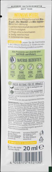 Image du produit dm alverde Masque capillaire Nutri-Care BB 5in1 amande bio, argan bio (20 ml)