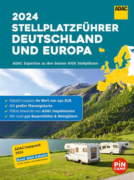 Produktbild Adac Stellplatzführer 2024 Deutschland und Europa (Deutsch, 2024)