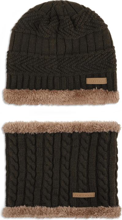 Produktbild Normani Kebili Winterset mit Fell Braun/Braun (One Size)