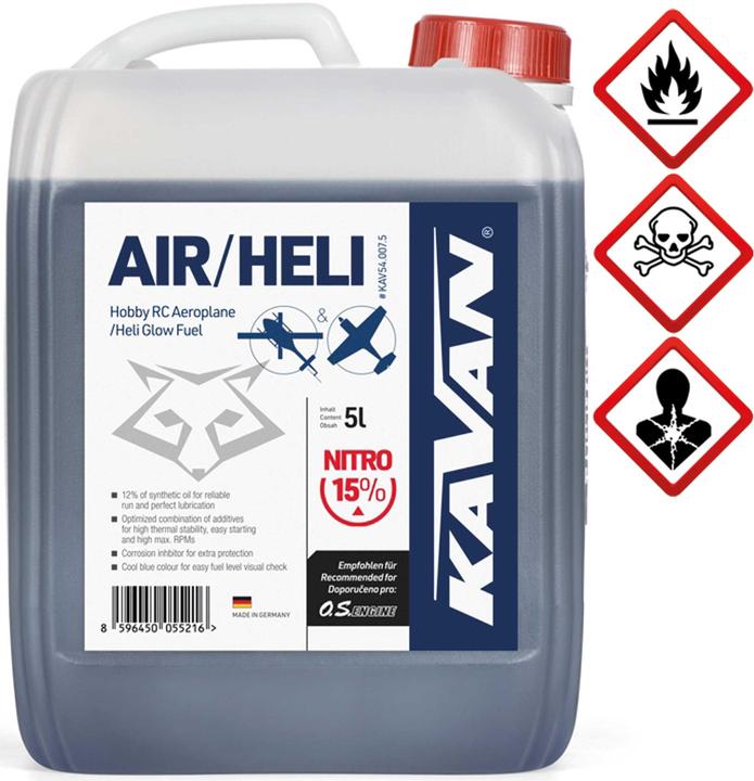 Image du produit Kavan Air/Heli 15% nitro 5 litres de carburant, essence, carburant pour moteurs à allumage commandé