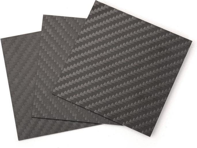 Actual product image Snapmaker carbon fiber plates 80x80x2mm 3 pieces (Accessories)