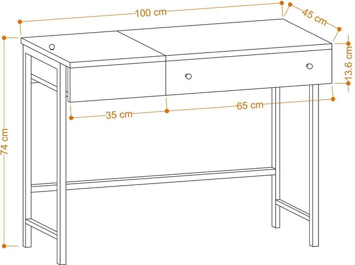 Produktbild Kalune Design Drew (100 x 45 x 74 cm)
