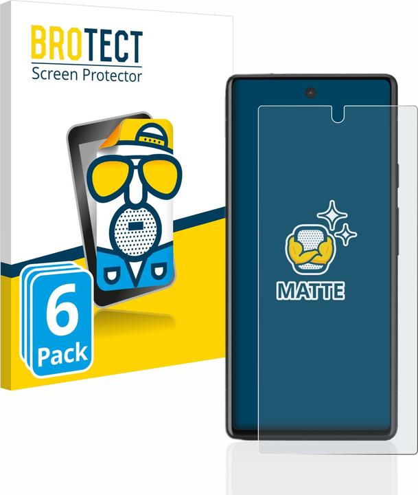Produktbild BROTECT Entspiegelungs-Schutzfolie Displayschutz Matt (6 Stück, Google Pixel 6a)