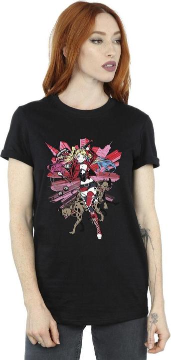 Immagine prodotto Maglietta da donna/ragazzo in cotone Harley Quinn Hyenas (M)
