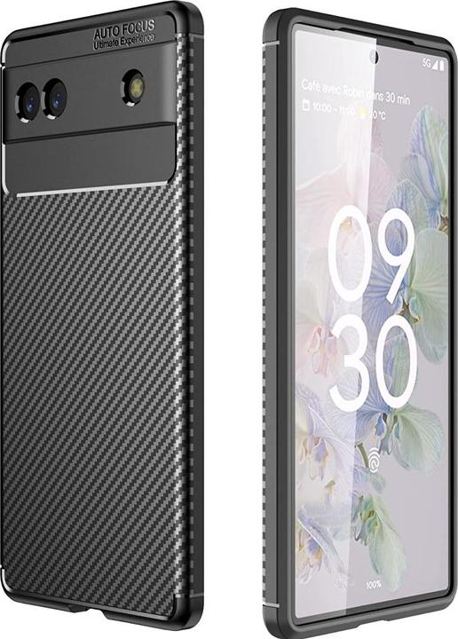 Immagine prodotto Screenguard Custodia Google Pixel 6a Cover Carbon Design TPU (Google Pixel 6a)