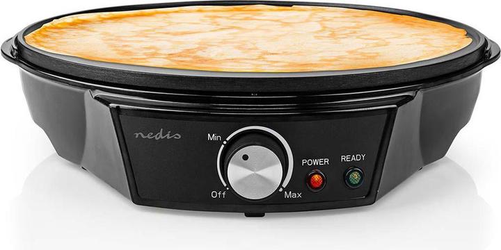 Actual product image Nedis Crepe Maker | Diameter: 300 mm | 1200 W | Non-stick coating | Temperature settings