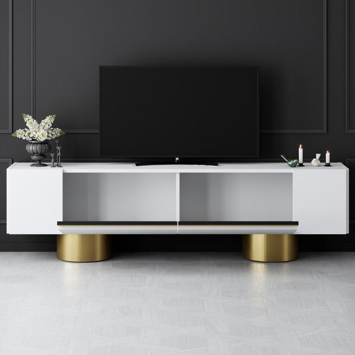 Image du produit Skye Decor Bohem Gold TV Stand (180 x 50 x 30 cm)