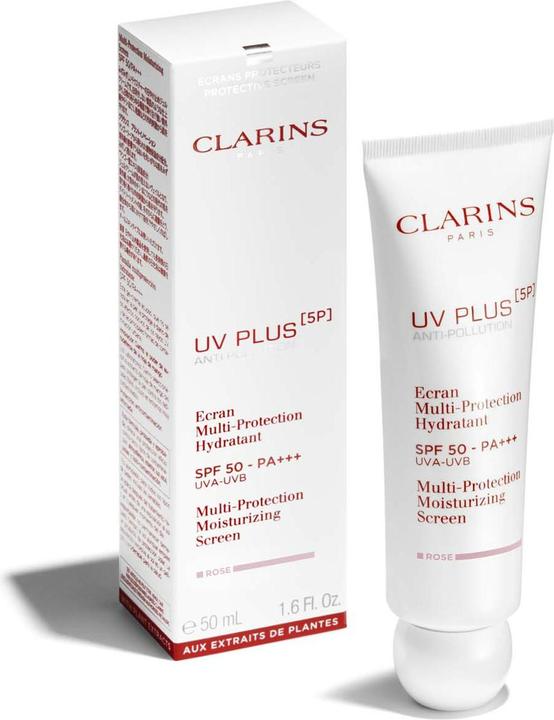 Image du produit Clarins UV Plus 5P Écran hydratant multi-protection (Crème solaire visage, SPF 50, 50 ml)