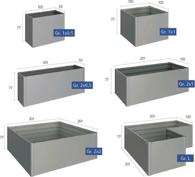 Actual product image Biohort Raised bed