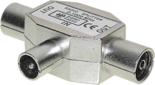 Immagine prodotto Shiverpeaks Distributore Basic S--T, 2 x accoppiamento e 1x spina (Cavi antenna)
