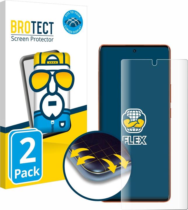 Actual product image BROTECT Full-Cover Protector (2 Piece, Vivo X80 Pro)