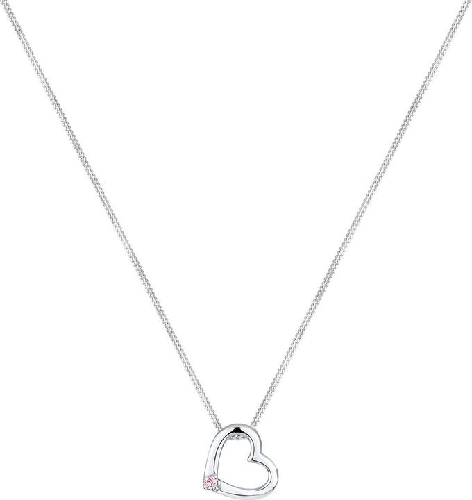 Image du produit Elli Coeur (Argent sterling 925, Cristal de verre, 45 - 55 cm)