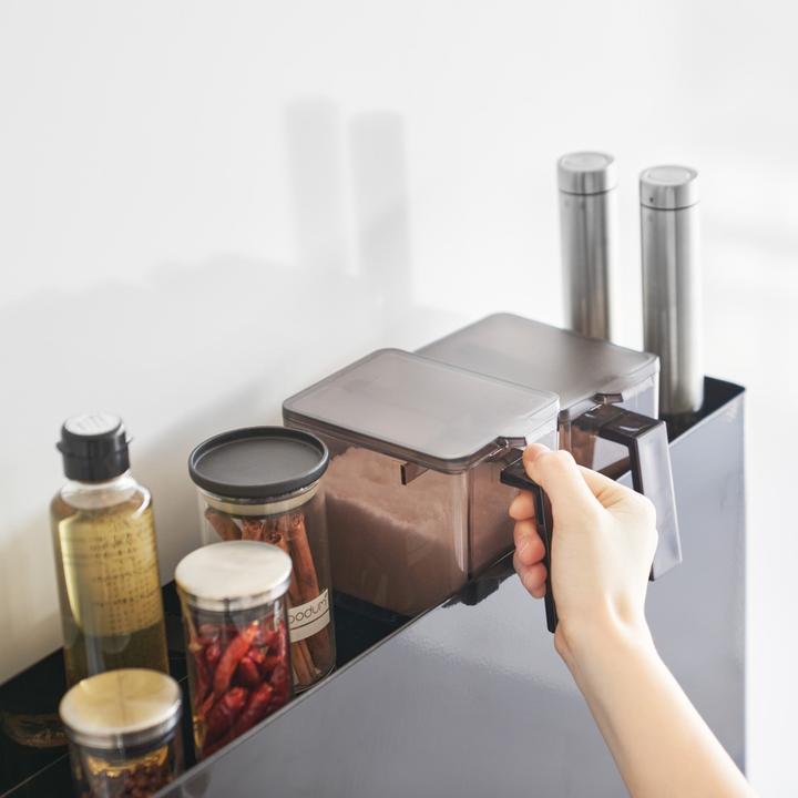 Actual product image Yamazaki 2-tier spice rack with drawers TOWER