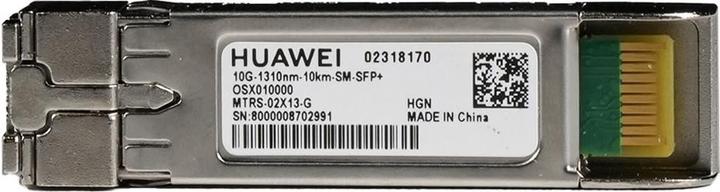 Immagine prodotto Huawei Ricetrasmettitore ottico, SFP +, 10G, modulo monomodale (1310nm, 10km, LC) (OSX010000 02318170...