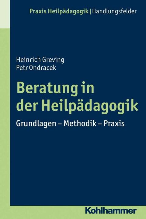 Immagine prodotto Beratung in der Heilpädagogik (Tedesco, Enrico Ingrassare, Petr Ondracek, 2013)