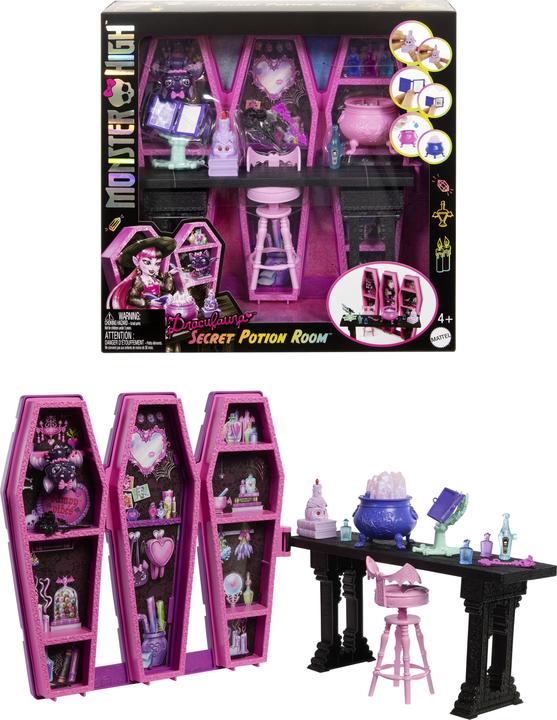Produktbild Monster High Draculaura Geheimniss Zaubertränke Zimmer Spielset