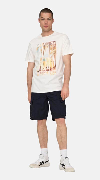 Produktbild Only & Sons Cargoshorts Loc kurze Hose mit vielen Taschen (L)