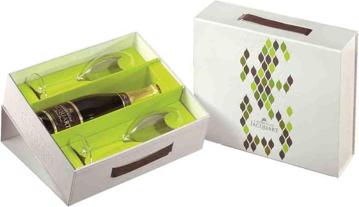 Jacquart Champagne Brut Mosaïque with two 28cl glasses (1 x 75 cl)