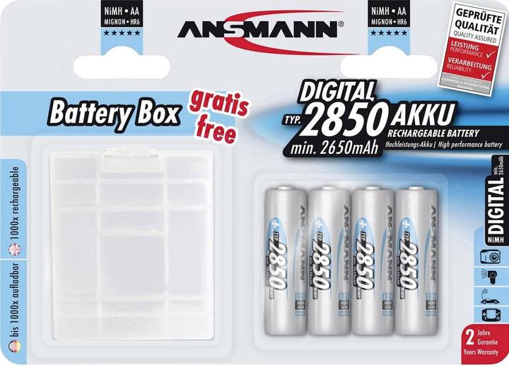 Actual product image Ansmann Digital Type 2850 (4 pcs., AA, 2850 mAh)