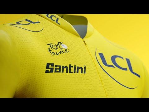 Image du produit Santini Kurzarmtrikot TDF LEADER YELLOW Herren (S)