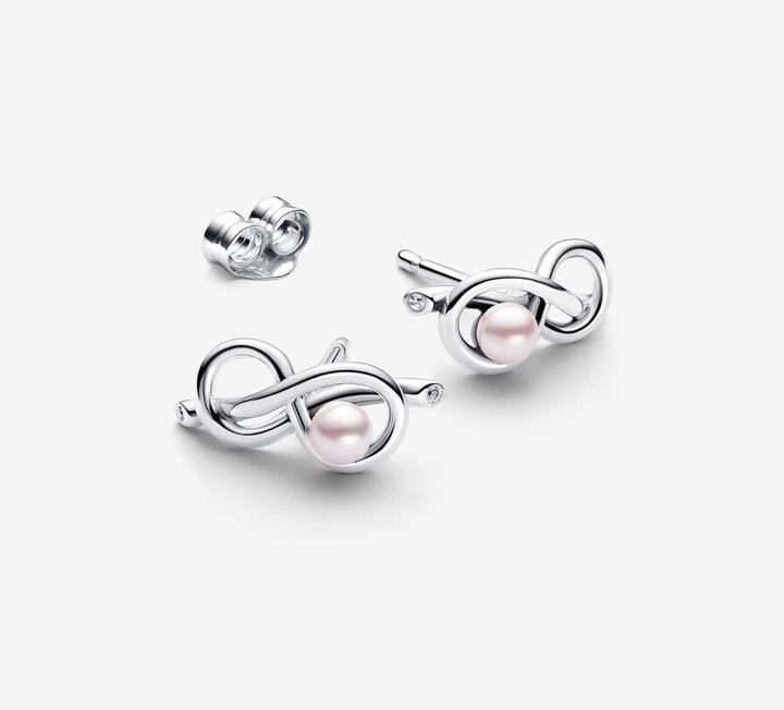 Productafbeelding Pandora Infinity Knot Ohrringe (Sterling zilver)