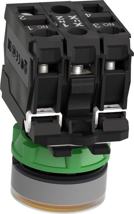 Actual product image Schneider Electric Illuminated pushbutton, compl., plastic, XB5AW35B5C0