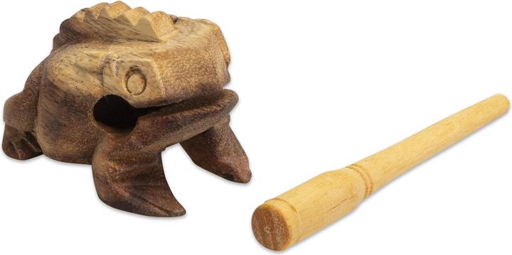 Actual product image Betzold Musik Frog guiro with mallet