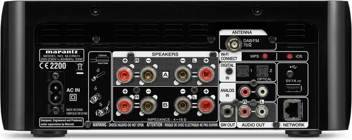 Image du produit Marantz M-CR611 Melody Media (Récepteur réseau CD)