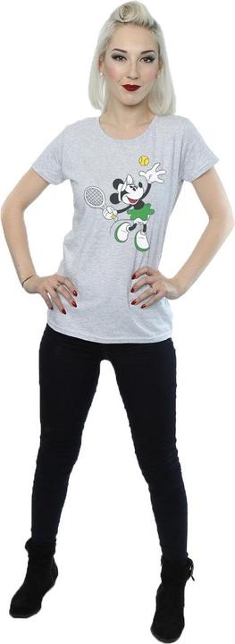 Actual product image Disney Womens/Ladies Mickey Mouse Tennis Cotton T-Shirt (M)