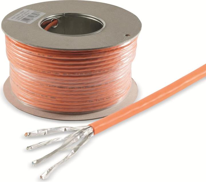 Actual product image smart CAT.7 installation cable SMART-MULTIMEDIA BasicPro, 50m, orange (50 m)
