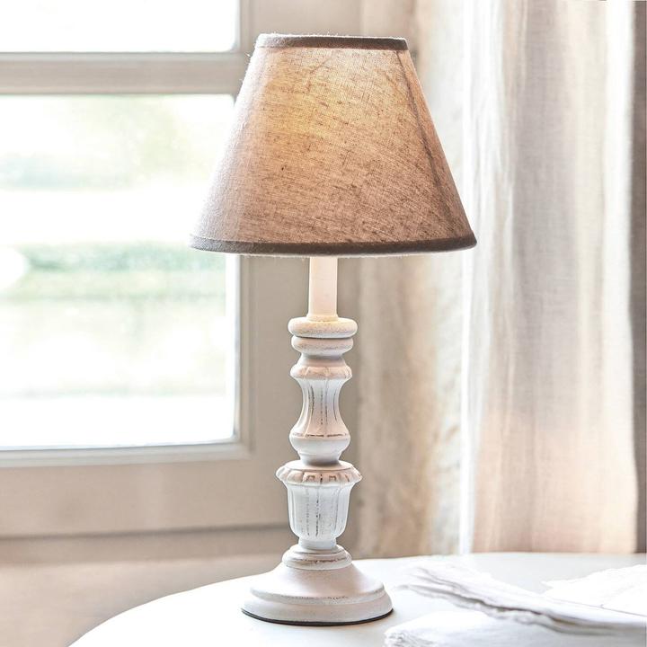 Produktbild Loberon Tischlampe Créteil braun/antikweiss (E14)