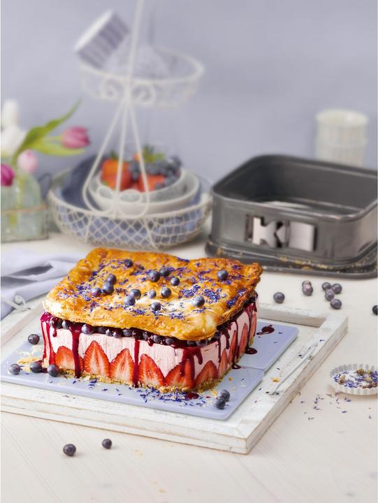 Produktbild Kaiser Springform eckig 24cm Backform LaFormePlus Tiramisu antihaft schnittfest