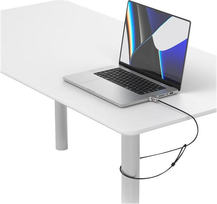 Actual product image Maclocks Ledge adapter for 2022 M1 MacBook Pro 16" + Keyed Cable Lock