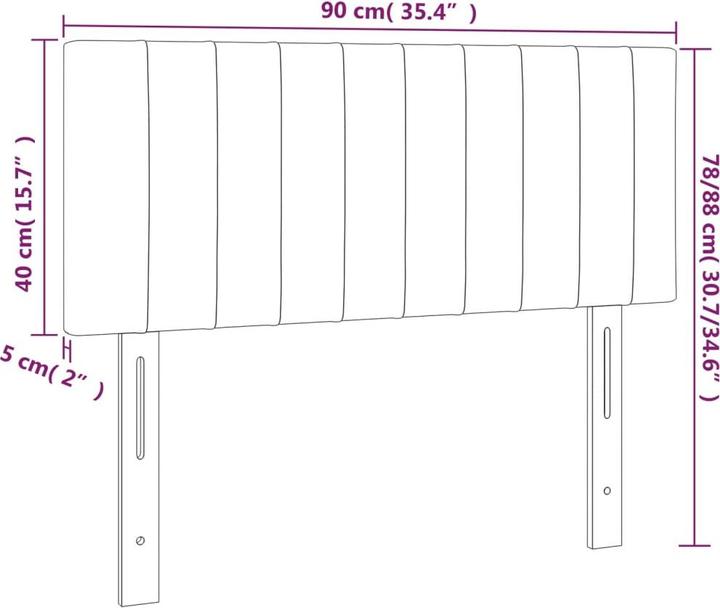 Immagine prodotto VidaXL Aldridge (90 x 5 x 88 cm)