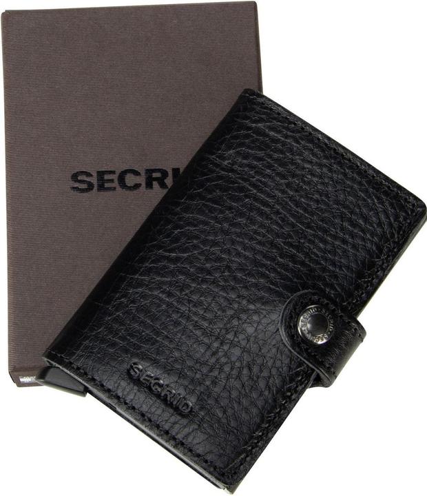 Produktbild Secrid Miniwallet Vegetable Tanned Black-Black